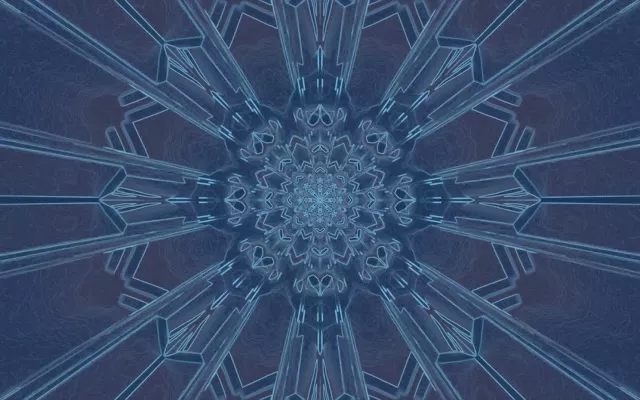 16:10 MacBook 60fps Screensaver Neon Tunnel Fractal Kaleidoscoop VJ Loop