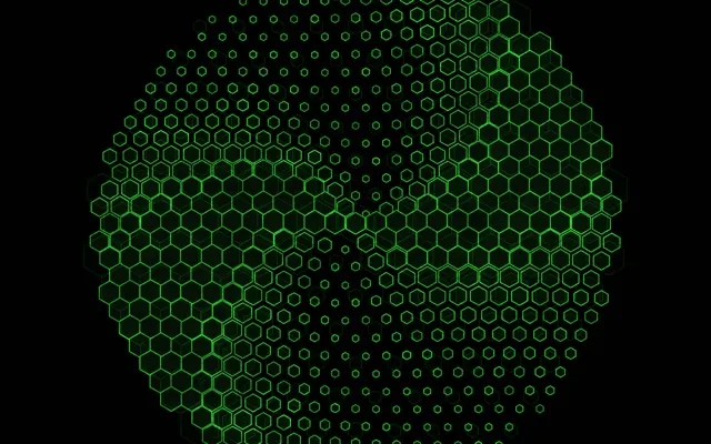 16:10 MacBook 60fps Screensaver Neon Tunnel Geometric Hexagon VJ Animation