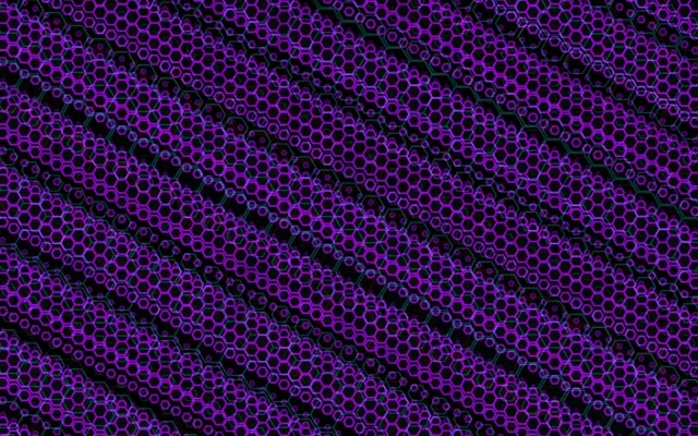 16:10 MacBook 60fps Screensaver Neon Tunnel Motion Background Purple Glow