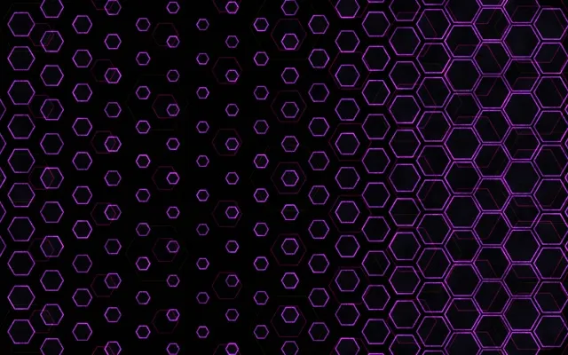 16:10 MacBook 60fps Screensaver Neon Tunnel Motion Background Purple Hexes