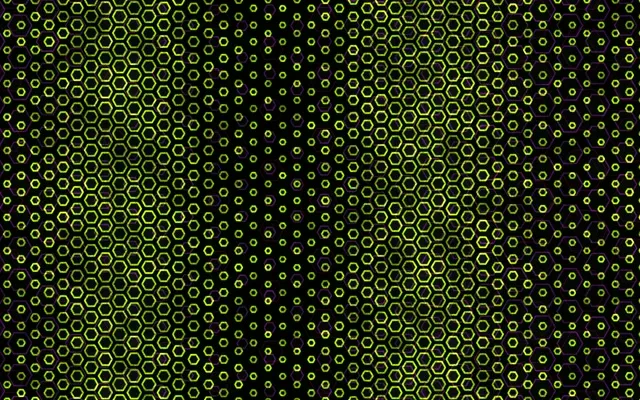 16:10 MacBook 60fps Screensaver Neon Tunnel Motion Background Vibrant Hexagons