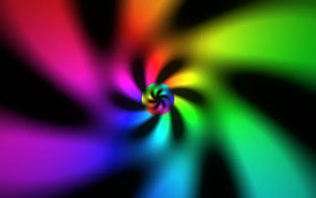 16:10 MacBook 60fps Screensaver Neon Tunnel VJ Animation Colorful Vortex
