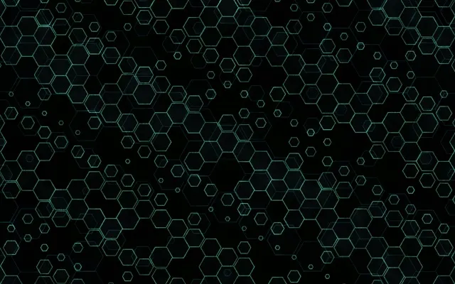 16:10 MacBook 60fps Screensaver Neon Tunnel VJ Animation Green Hexagon Tech