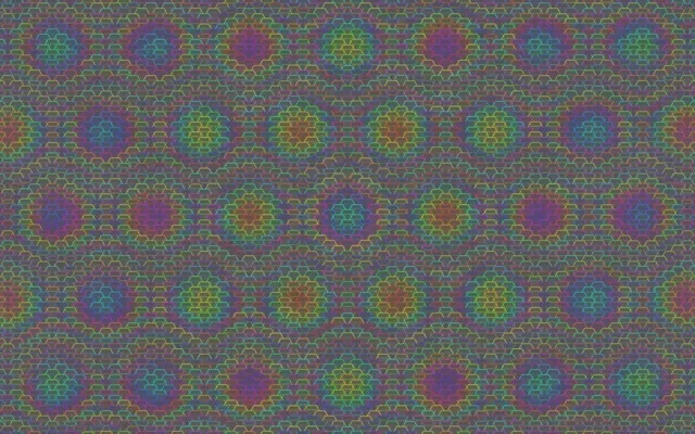 16:10 MacBook | 60fps Screensaver: Radiant Emerald Magenta Hexagon VJ Animation