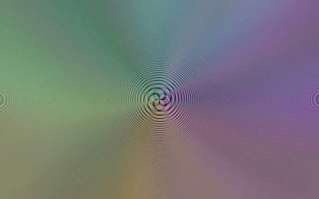 16:10 MacBook | 60fps Screensaver - Turquoise Magenta Rotating VJ Animation