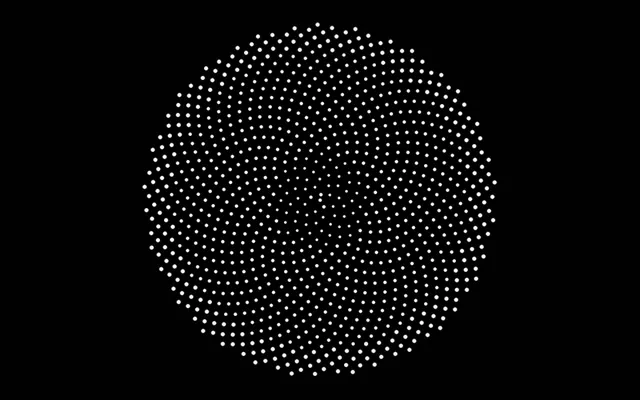 16:10 MacBook | 60fps Spiral Neon Dot Screensaver VJ Animation