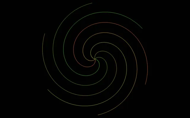 16:10 MacBook | 60fps Spiral Screensaver | Neon Rainbow Live Wallpaper