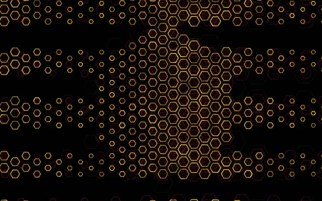 16:10 MacBook | Neon Hexagon Vortex 60FPS Screensaver | Background Edit