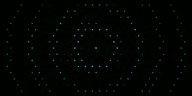 2:1 Univisium | 60fps Cyan Particle Network Motion Background Screensaver
