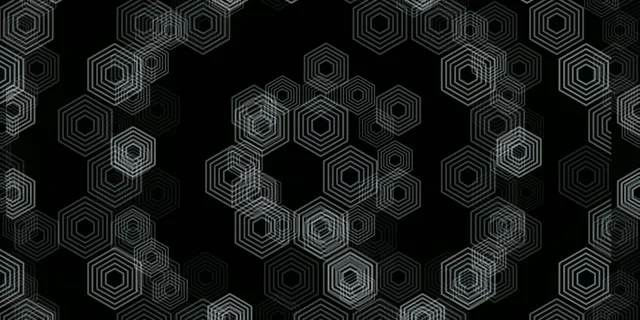 2:1 Univisium | 60fps Hexagon Geometric Motion Background Screensaver Live Wallpaper