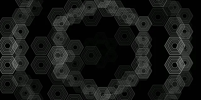 2:1 Univisium | 60fps Hexagonal Geometric Motion Background Loop