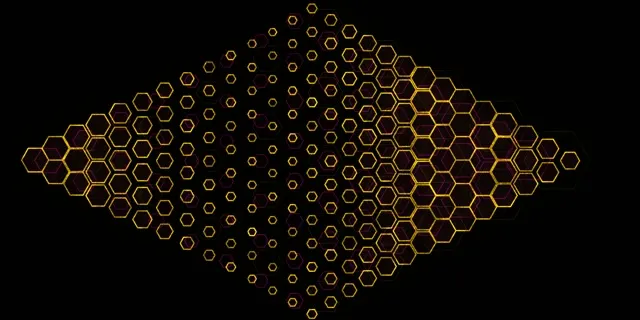 2:1 Univisium 60fps Screensaver Neon Tunnel Background Edits Hexagons