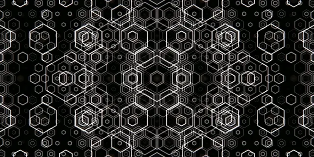 2:1 Univisium | 60fps Seamless Geometry Motion Screensaver Loop