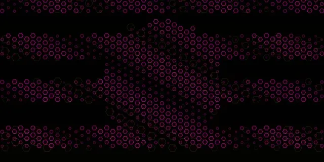 2:1 Univisium | Dynamic Neon Hexagon Flow 60fps Screensaver VJ Loop