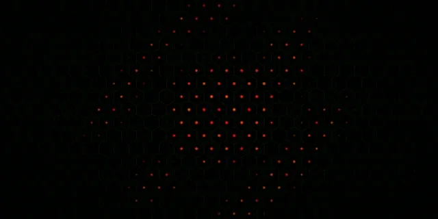 2:1 Univisium | Red Dot Network Animation 60fps Motion Screensaver