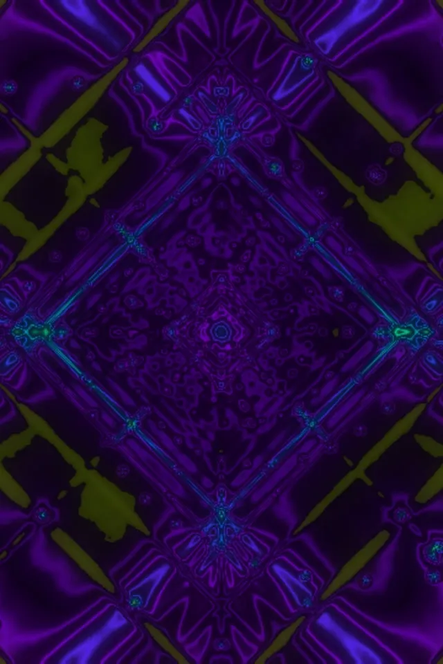 2:3 Mobile 60fps Screensaver Neon Tunnel Vibrant Lattice Tunnel Visual Loop