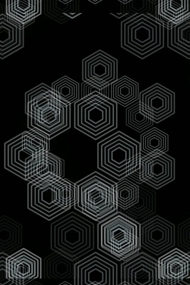 2:3 Photo Portrait | 60fps Geometric Hexagon Motion Screensaver VJ Loop Broadcast