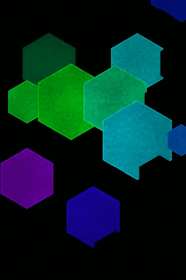 2:3 Photo Portrait | Colorful hexagons 60fps screensaver VJ motion background digital