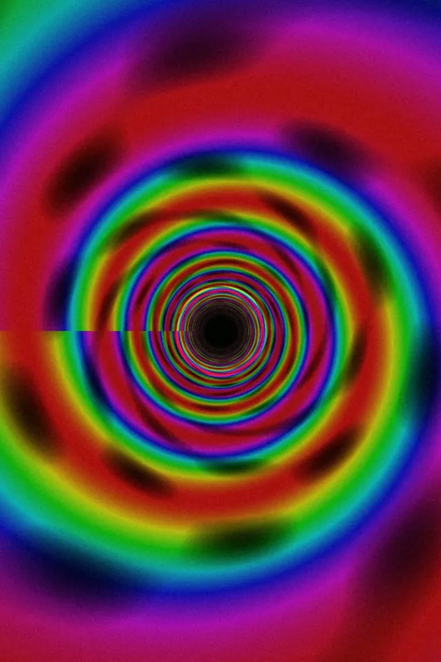 2:3 Photo Portrait | Colorful Light 60fps Screensaver Motion Display