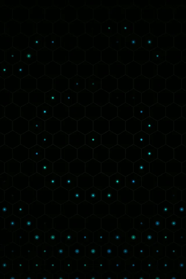 2:3 Photo Portrait | Cyan Glowing Particles Network 60fps Screensaver VJ Loop