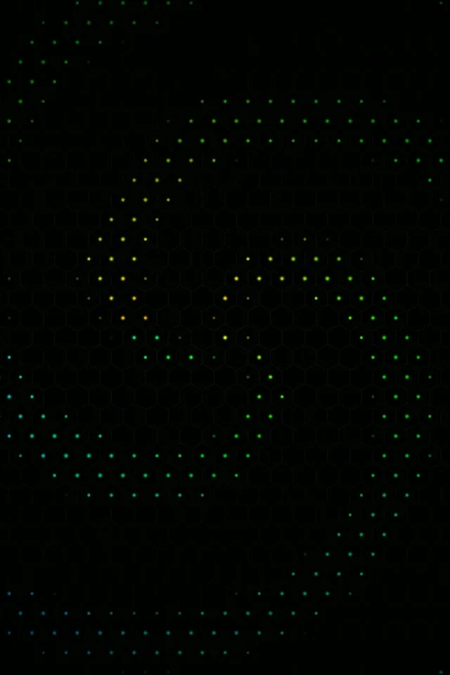 2:3 Photo Portrait | Digital Glowing Particles 60fps Screensaver VJ Loop