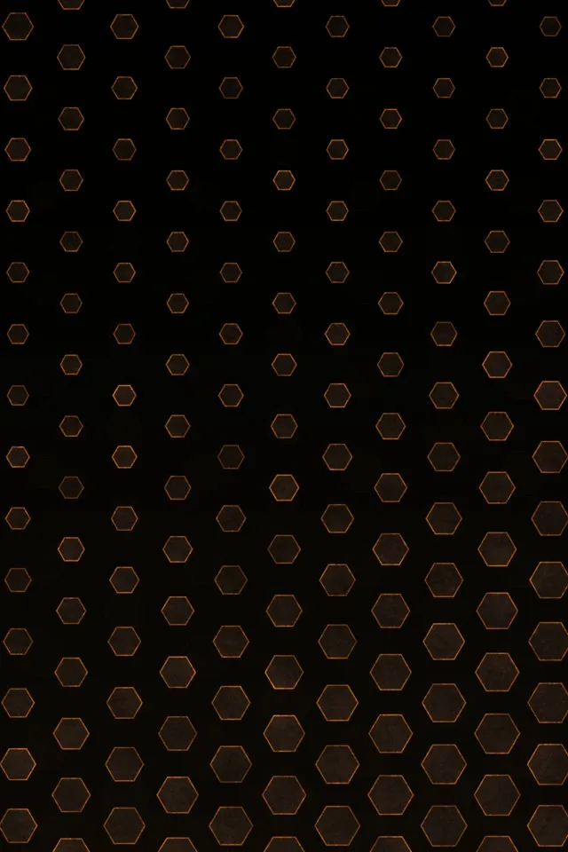 2:3 Photo Portrait | Gold Hexagon Lattice Breathing 60fps Screensaver Live Wallpaper
