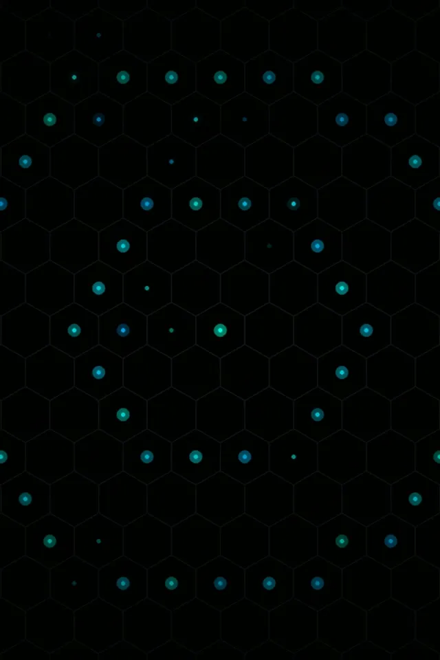 2:3 Photo Portrait | Hexagon Nodes 60fps Screensaver Live Wallpaper