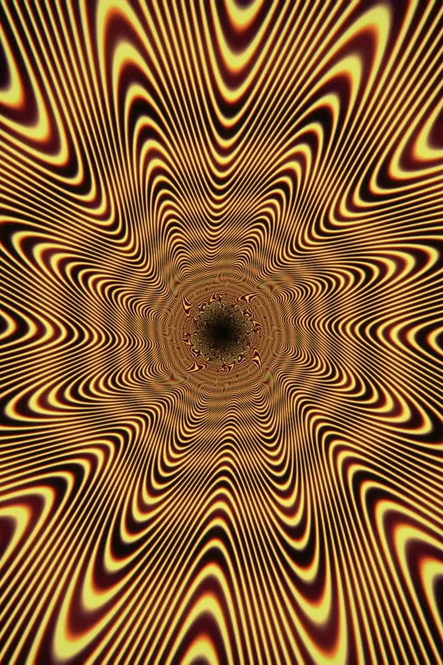 2:3 Photo Portrait | Yellow Black Hypnotic 60fps Screensaver Motion