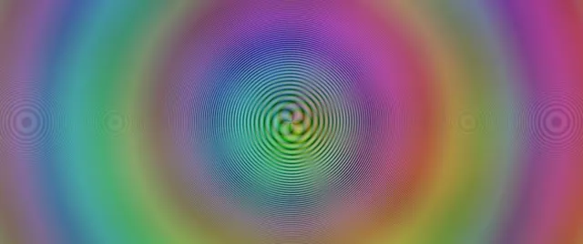 2.39:1 Anamorphic 60fps Screensaver Neon Tunnel Radiant Spiral Waves Video Loops