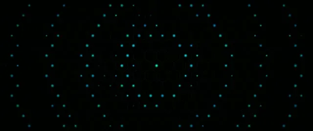 2.39:1 Cinemascope | 60fps Cyan Particle VJ Loop Broadcast Screensaver
