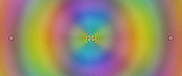 2.39:1 Cinemascope | 60FPS Morphing Rose Aqua Tunnel Screensaver Motion Background