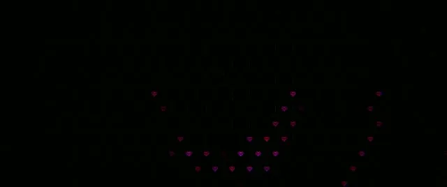 2.39:1 Cinemascope | 60fps Pink Hearts Motion Background Screensaver