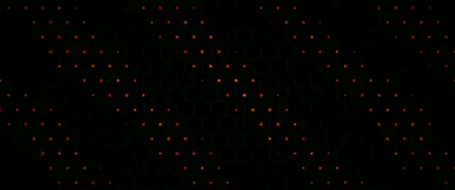 2.39:1 Cinemascope 60fps Red Particle Grid Network Screensaver VJ Loop