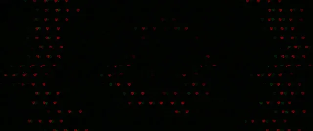 2.39:1 Cinemascope | Hearts Drop 60fps Screensaver VJ Loop Background