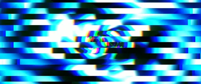2.39:1 Cinemascope | Neon Glitch Effects 60fps Motion Screensaver