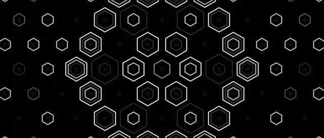 21:9 Ultrawide | 60fps Hexagon Geometric Motion Loop Screensaver