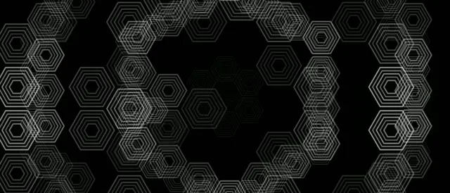 21:9 Ultrawide | 60fps Hexagonal Geometric Motion Background VJ Loop