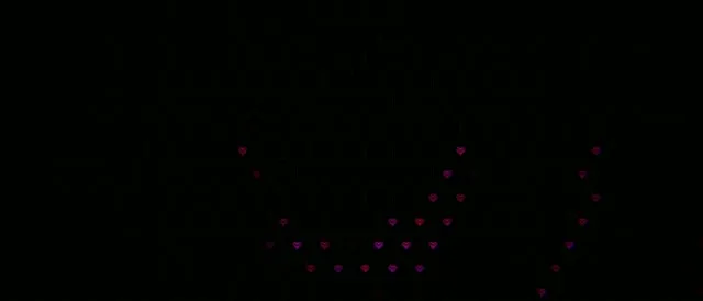 21:9 Ultrawide | 60fps Pink Hearts Falling Loop Screensaver VJ Motion