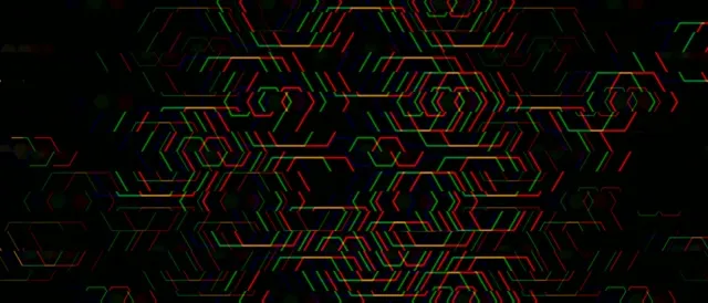 21:9 Ultrawide | Colorful geometric line patterns 60fps screensaver VJ loop