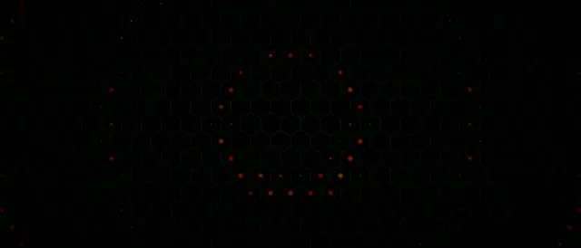21:9 Ultrawide | Dark Hexagonal Network 60fps Screensaver VJ Loop
