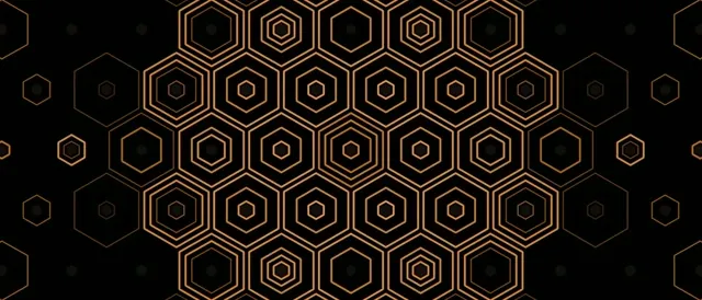 21:9 Ultrawide | Hexagon Geometric Patterns 60fps Screensaver VJ Loop