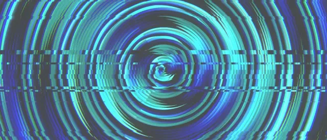 21:9 Ultrawide | Neon Glitch Spiral Tunnel 60fps VJ Loop Screensaver