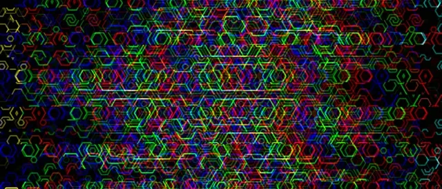 21:9 Ultrawide | Neon Hexagon 60fps Screensaver VJ Loop