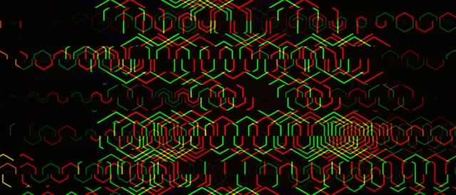 21:9 Ultrawide | Neon Hexagon Motion Background 60fps VJ Loop Screensaver