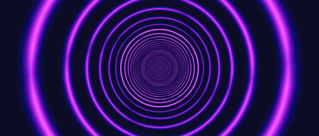 21:9 Ultrawide | Neon Tunnel 60fps Screensaver - Purple Magenta VJ Loop