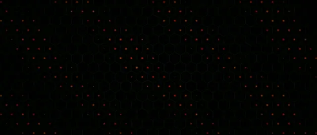 21:9 Ultrawide | Red Dot Hexagon Grid 60fps Screensaver VJ Loop