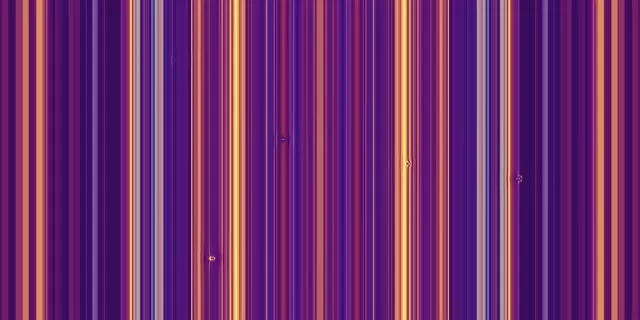 2:1 Aspect 60fps Neon Tunnel Screensaver Pulsating Purple Gold Linear Vj Animation