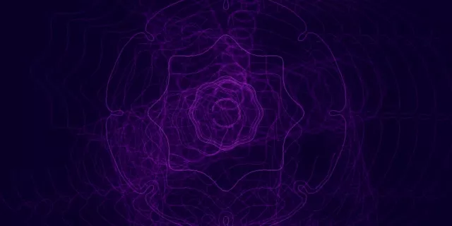 2:1 Banner 60fps Screensaver Neon Tunnel Vibrant Diamond Spiral Loopable Video