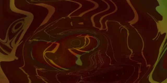 2:1 Cinematic 60fps Neon Tunnel Screensaver Liquid Gold Swirl Vortex VJ Footage