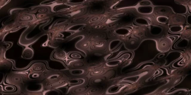 2:1 Cinematic 60fps Screensaver Neon Tunnel Rippling Copper Kaleidoscope Vj Visual